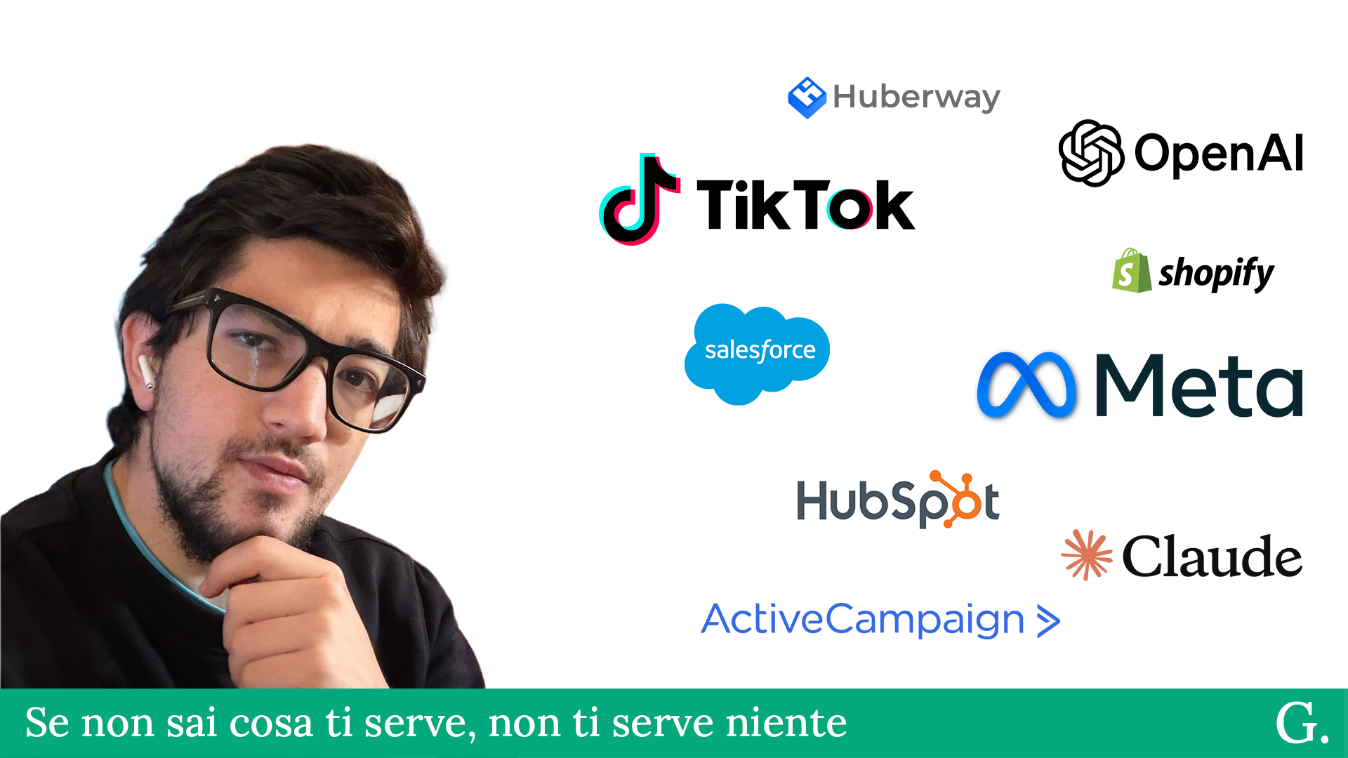 Se non sai cosa ti serve, non ti serve niente